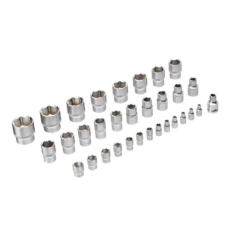 Набор инструментов, 1/2", 1/4", CrV, S2, пластиковый кейс, 94 предмета Denzel (15813)
