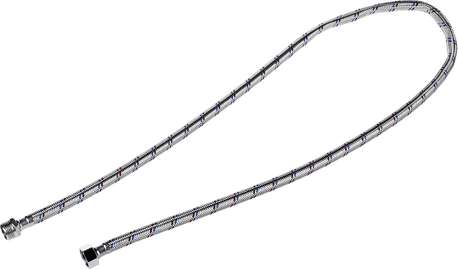 ЗУБР 1/2″, 1.2 м, гайка-штуцер, гибкая подводка для воды (51005-G/S-120)