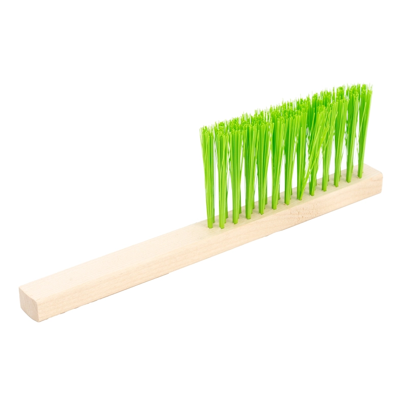 Щетка-сметка трехрядная, 280 мм, деревянная ручка Сибртех (84628)