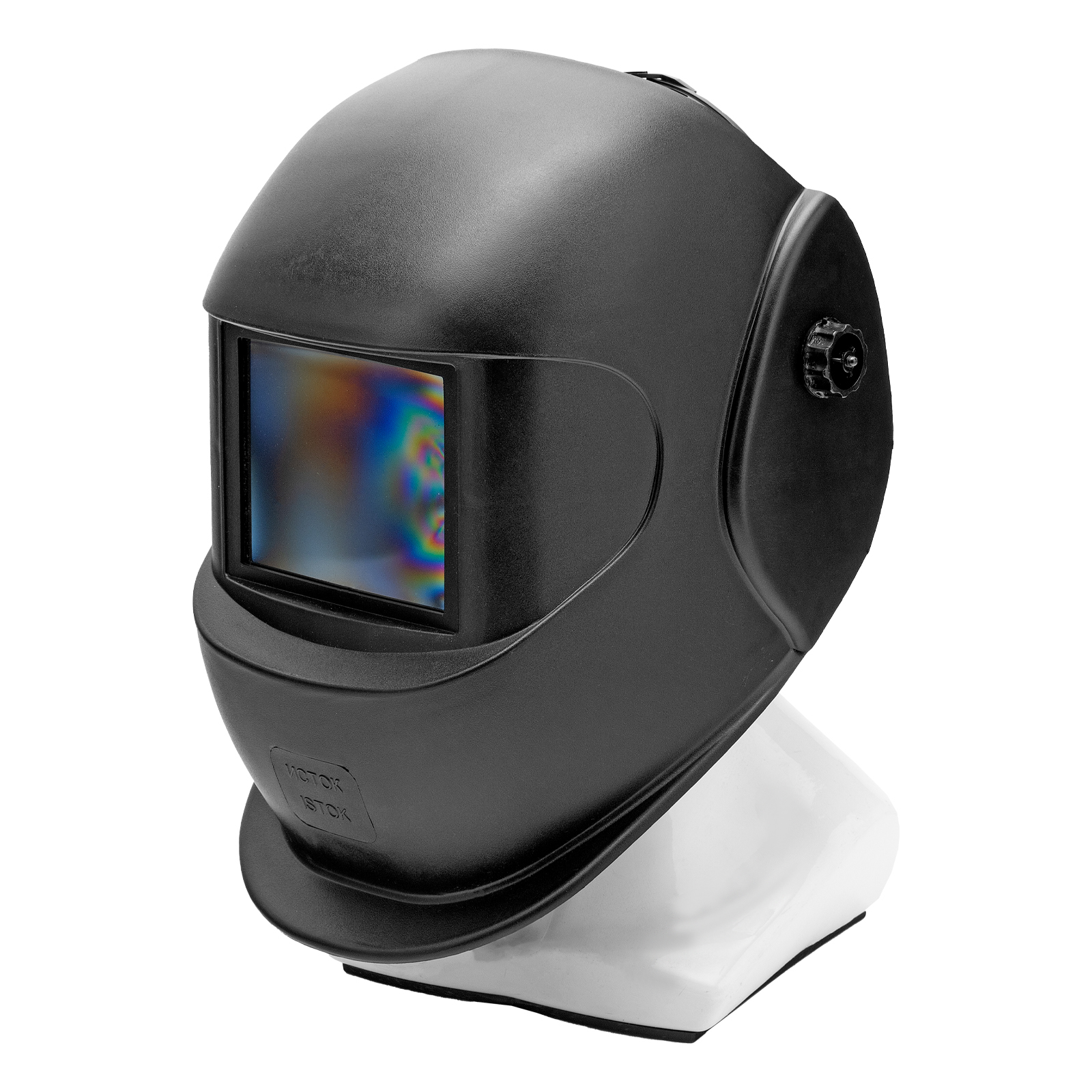 Маска сварщика ЕВРО, пластик, стекло 110 х 90 мм, ГОСТ Р 12.4.238-2007 Сибртех (89118)