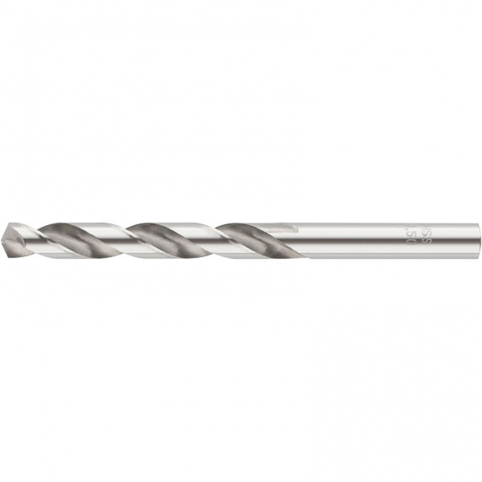 Сверло спиральное по металлу, 4.8 x 80 мм, Р6М5 Барс (71813)