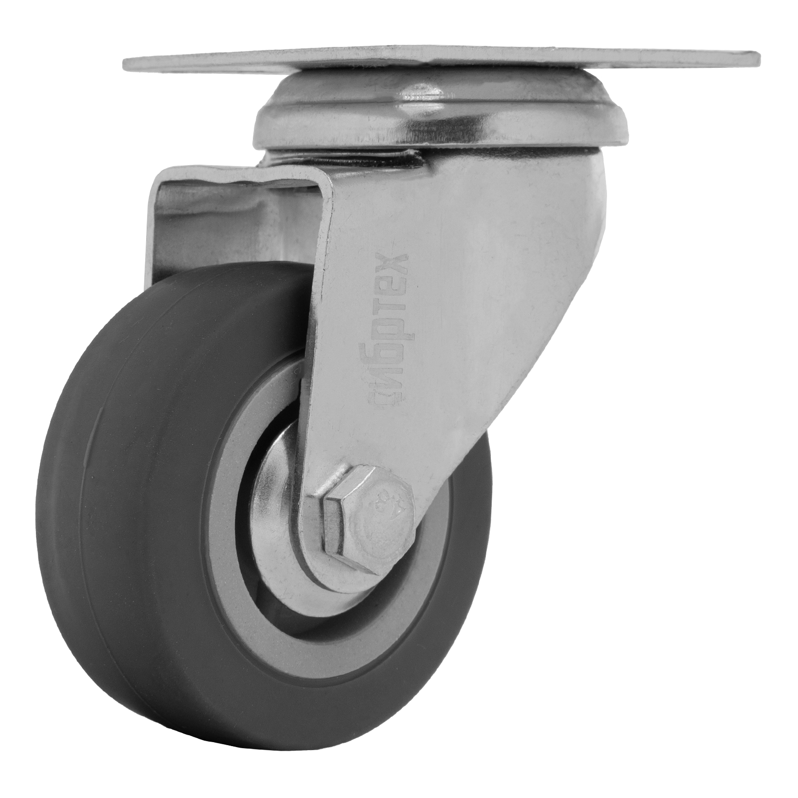 Колесо поворотное D 50 мм, крепление  платформенное Сибртех (68713)