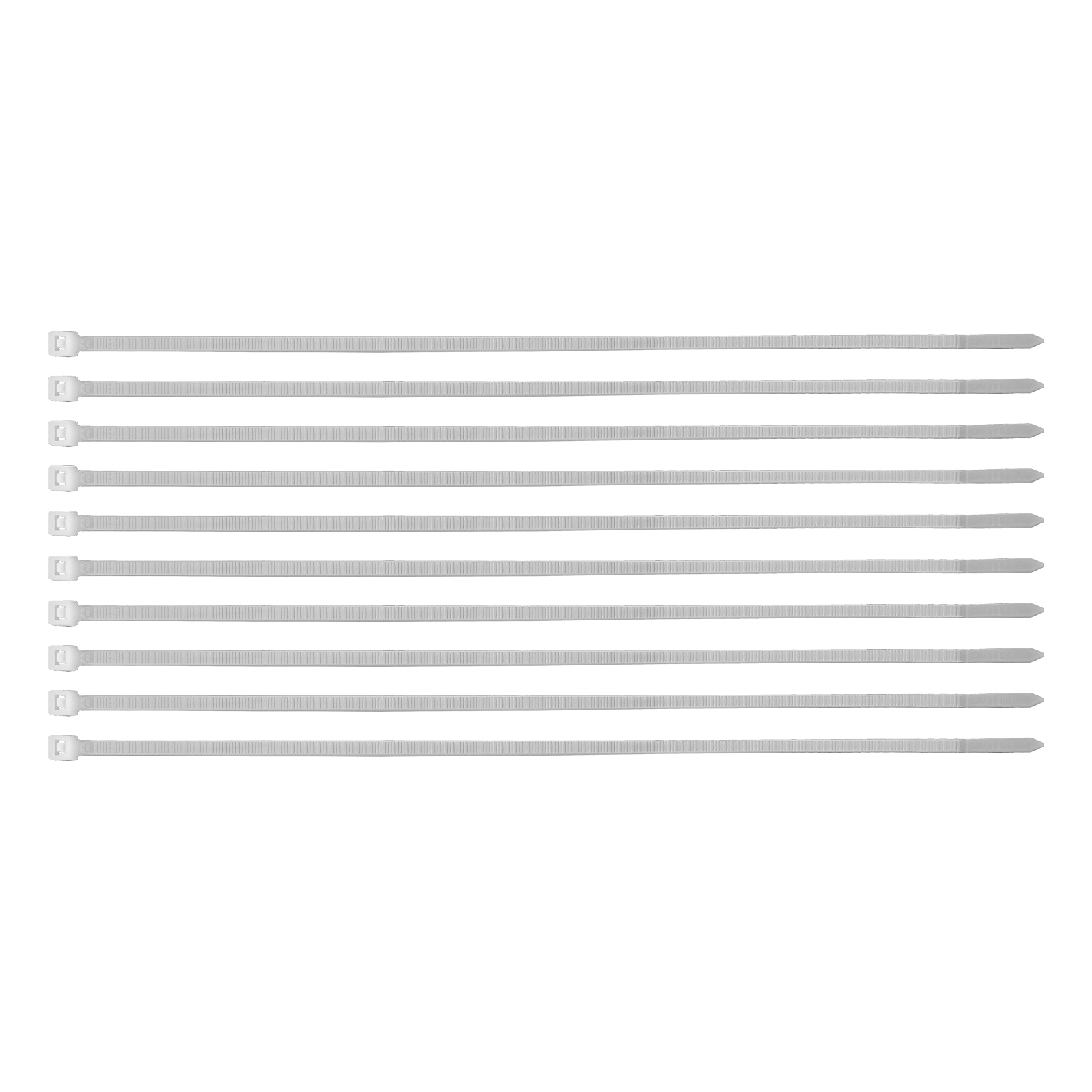 Хомуты, 350 x 4.8 мм, пластиковые, белые, 50 шт Сибртех (45537)