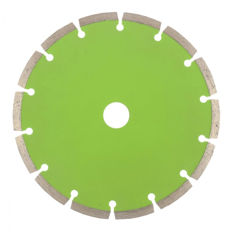 Диск алмазный, отрезной сегментный, 180 х 22.2 мм, сухая резка Сибртех (731037)