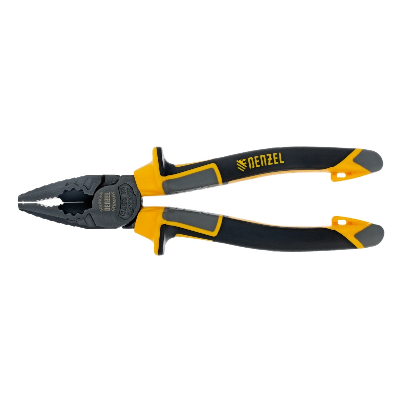 Плоскогубцы комбинированные 180 мм, трехкомпонентные рукоятки Denzel (17081)
