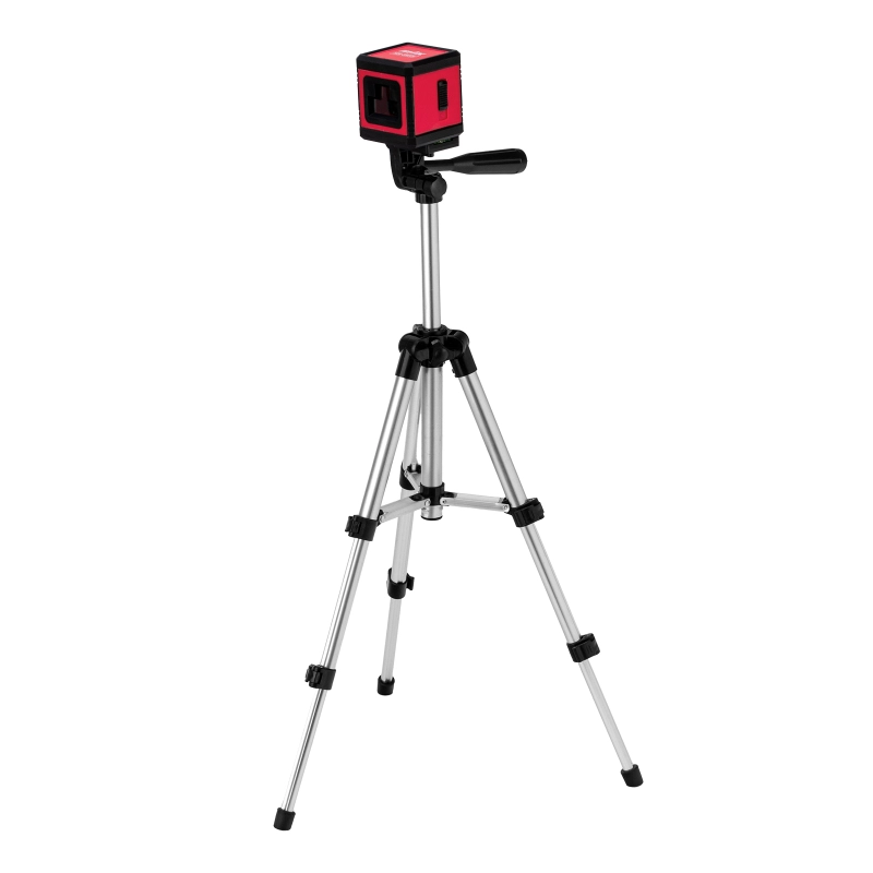 Лазерный уровень XQB GREEN Pro SET, 20 м, зеленый луч, батарейки, штатив MTX (350195)