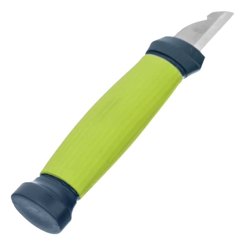 Нож монтажника с чехлом (заточка справа) обрезиненная рукоятка, 154 мм, лезвие 31 мм Сибртех (79013)