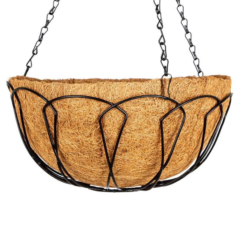 Подвесное кашпо, 30 см, с кокосовой корзиной Palisad (69002)