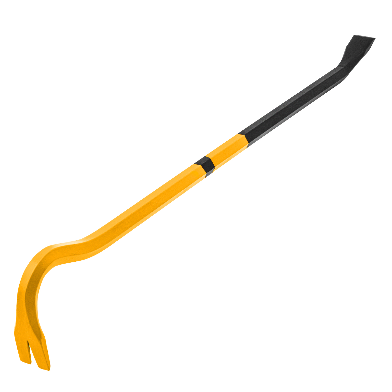 Лом-гвоздодер, 600 мм, шестигранный 16 мм, окрашенный, сталь 65 Denzel (25203)