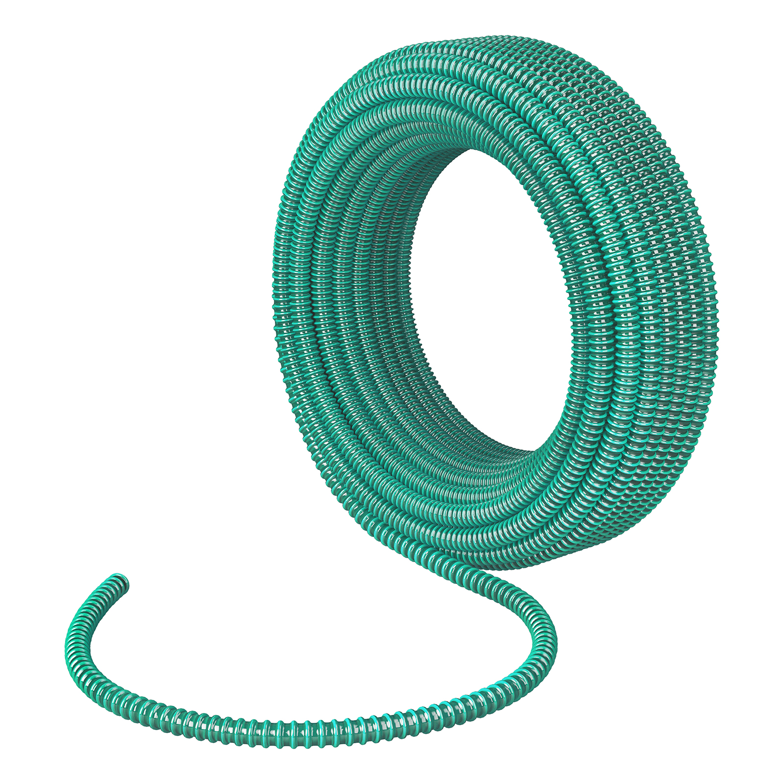 Шланг спиральный, армированный, напорно-всасывающий, D 25 мм, 10 атм, 30 м Сибртех (67334)