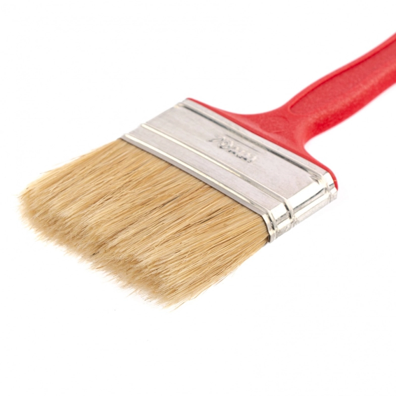 Кисть флейцевая удлиненная, 70 x 12, натуральная щетина, пластиковая ручка Matrix (83403)