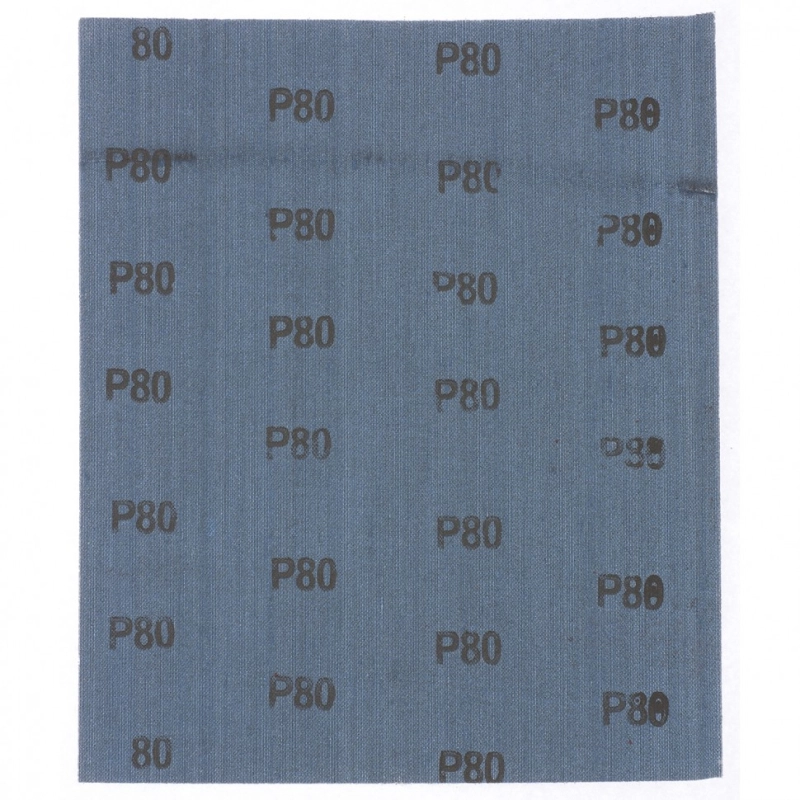 Шлифлист на тканевой основе, P 80, 230 х 280 мм, 10 шт, водостойкий Matrix (75641)