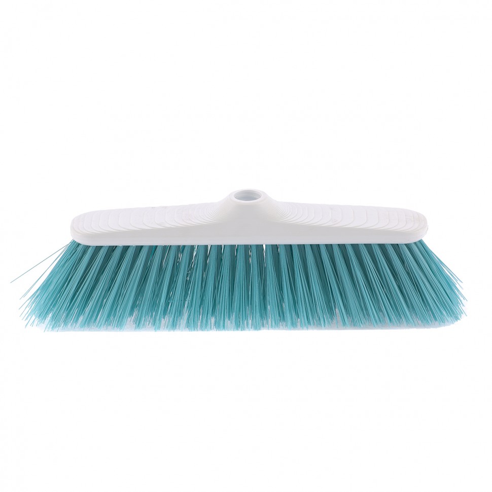 Щетка пластмассовая для подметания пола, 270 мм. "Classic" без черенка, бирюзовая щетина Elfe (93541)