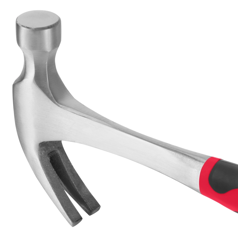 Молоток-гвоздодер, 450 г, цельнометаллический, двухкомпонентная рукоятка Matrix (10460)