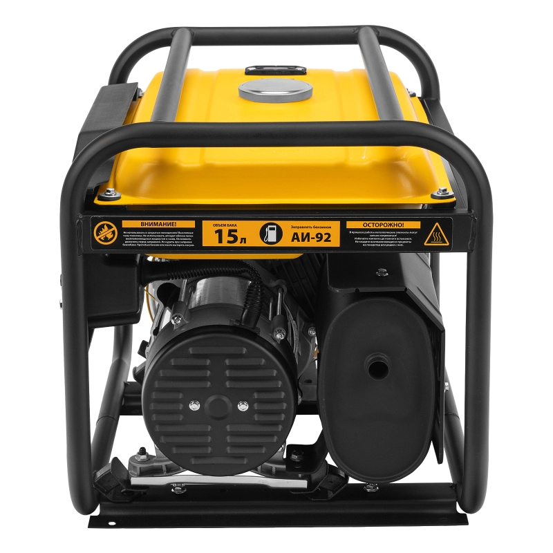 Генератор бензиновый PS 33, 3.3 кВт, 230 В, 15 л, ручной стартер Denzel (946834)