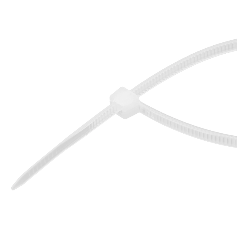 Хомуты, 150 x 2.5 мм, пластиковые, белые, 100 шт Сибртех (45519)