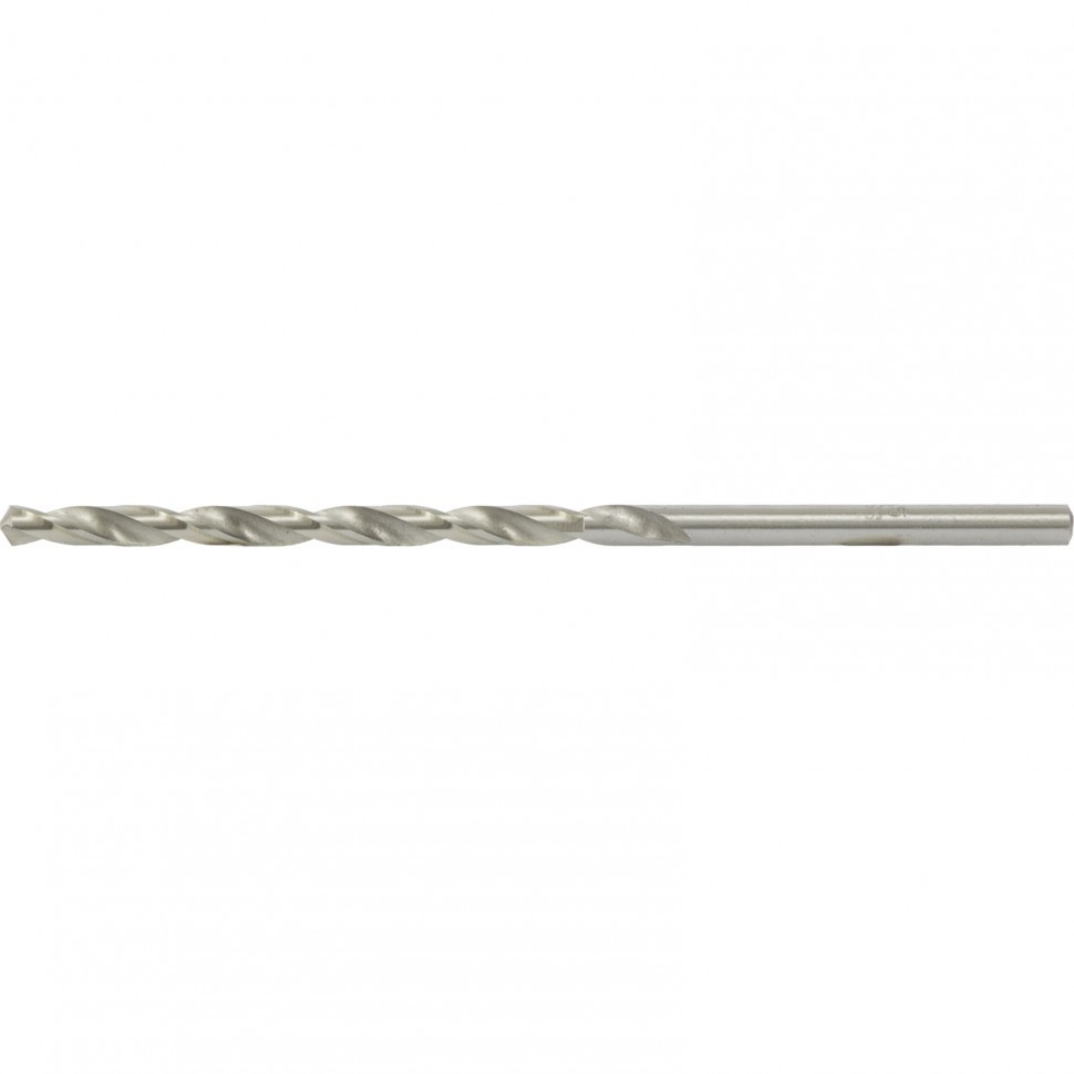 Сверло по металлу, 6 х 139 мм, полированное, удл, HSS, 10 шт, цилиндрический хвостовик Matrix (715060)