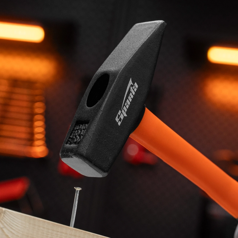 Молоток слесарный, 700 г, фибергласовая обрезиненная рукоятка Sparta (10377)