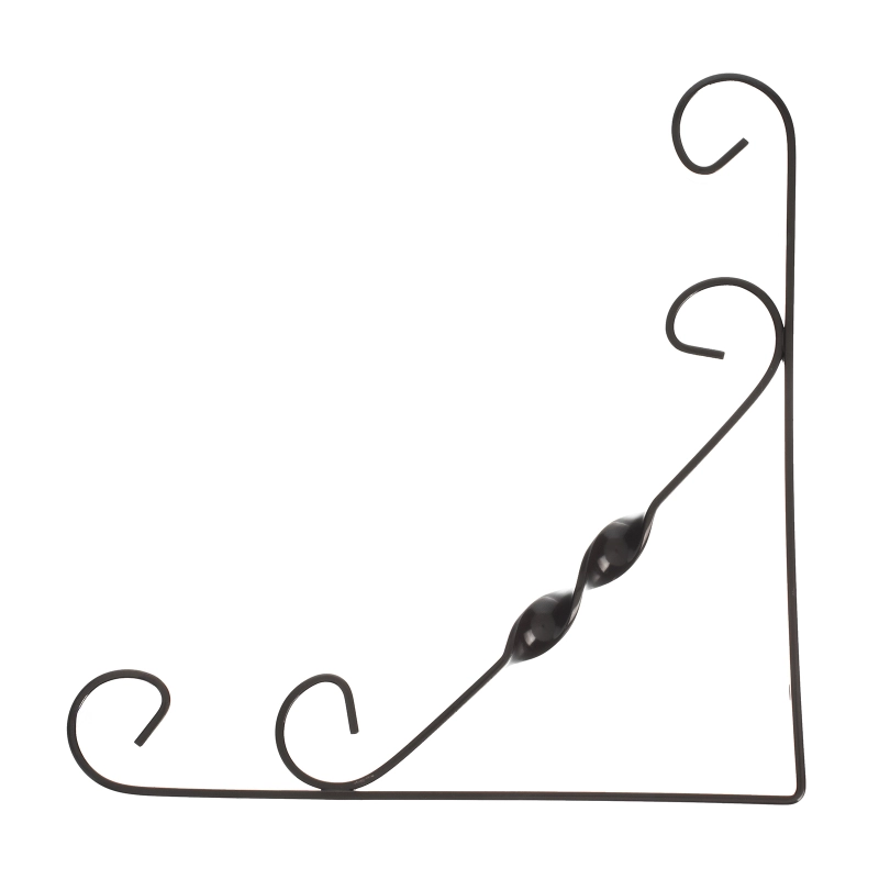 Кронштейн декоративный, 200 х 200 мм, коричневый Сибртех (94055)