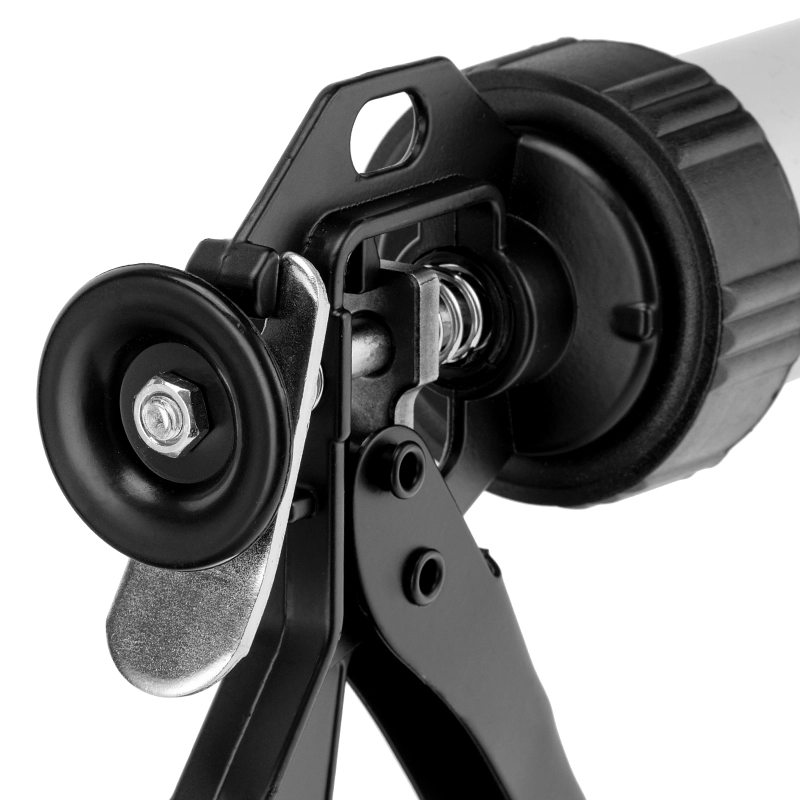 Пистолет для герметика, 750 мл, "закрытый", алюминиевый корпус, круглый шток 8 мм Sparta (886485)