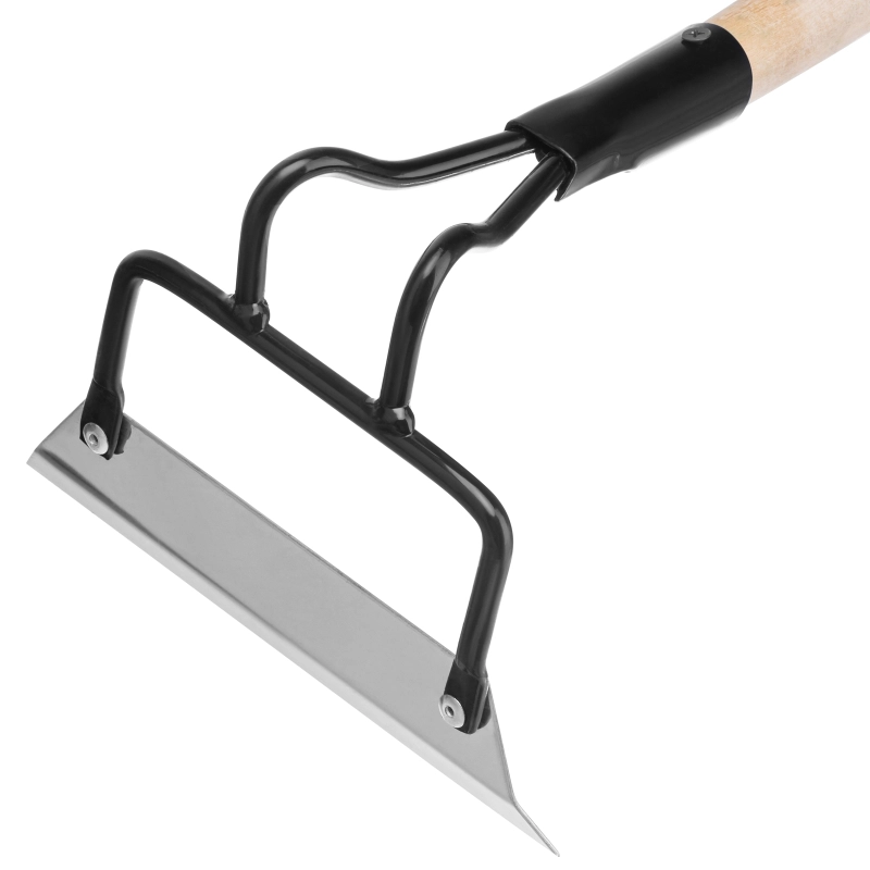 Мотыга, нержавеющая сталь, 200 х 50 х 1300 мм, деревянный черенок, Сибртех (62329)