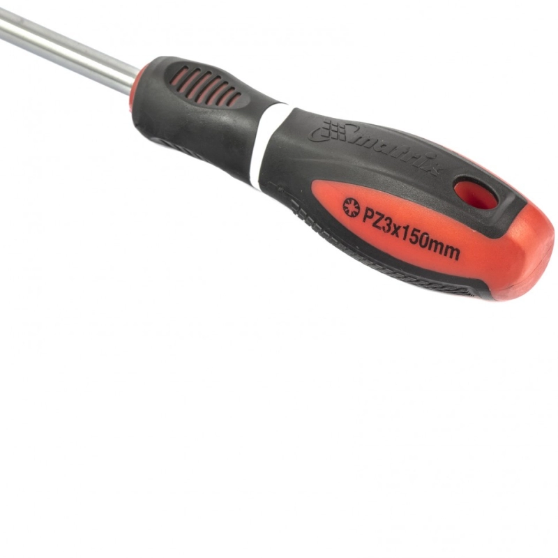 Отвертка "Era", PZ3 x 150 мм, CrV, трехкомпонентная рукоятка Matrix (12096)