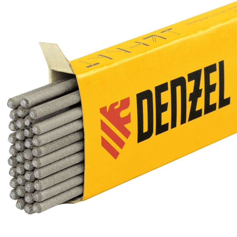 Электроды DER-46, диам. 3 мм, 1 кг, рутиловое покрытие Denzel (97514)
