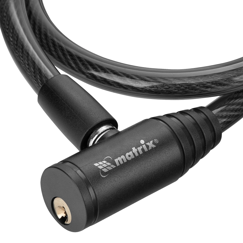 Замок тросовый универсальный, 10 х 650 мм Matrix (91814)