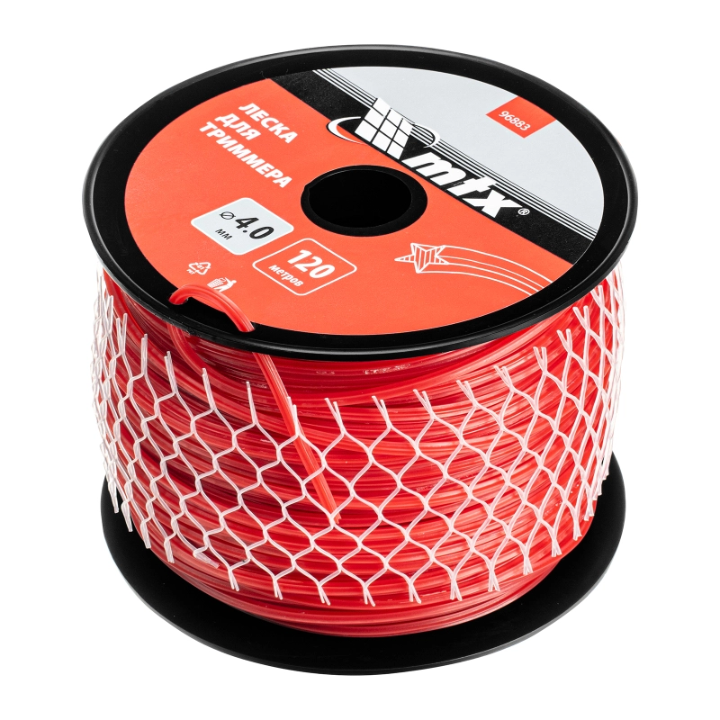 Леска для триммера звезда 4,0 мм х 120 м, на катушке MTX (96883)