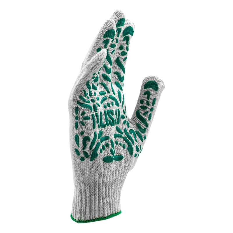 Перчатки садовые х/б, ПВХ покрытие, "Летний сад", 10 класс Palisad (67771)