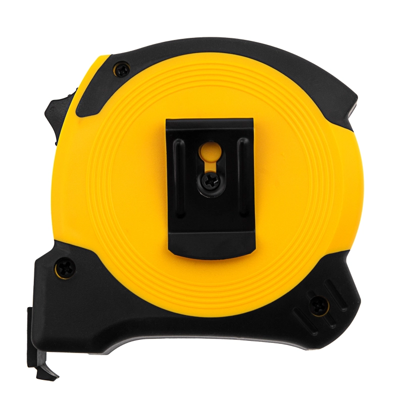 Рулетка 8м х 25мм, двухкомп. корпус, магнитный обрезиненный зацеп Denzel (31533)