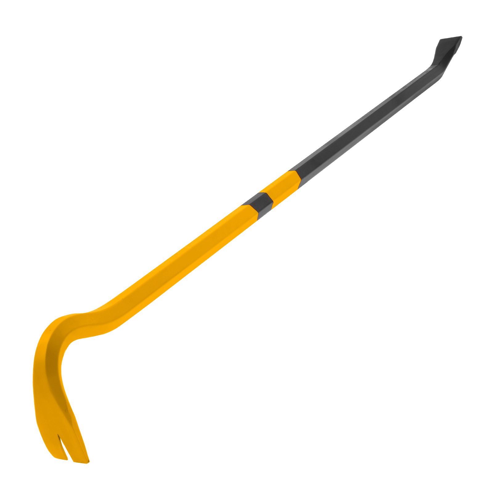 Лом-гвоздодер, 900 мм, шестигранный 19 мм, окрашенный, сталь 65 Denzel (25204)