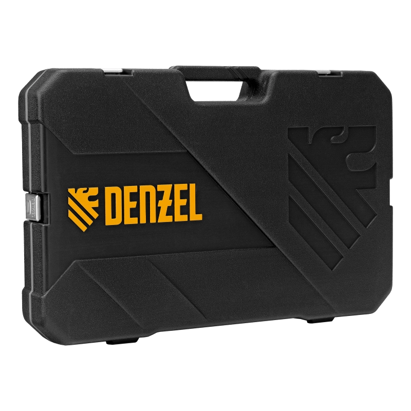 Набор инструментов, 1/2", 1/4", 3/8", CrV, S2, пластиковый кейс, 144 предмета Denzel (15805)