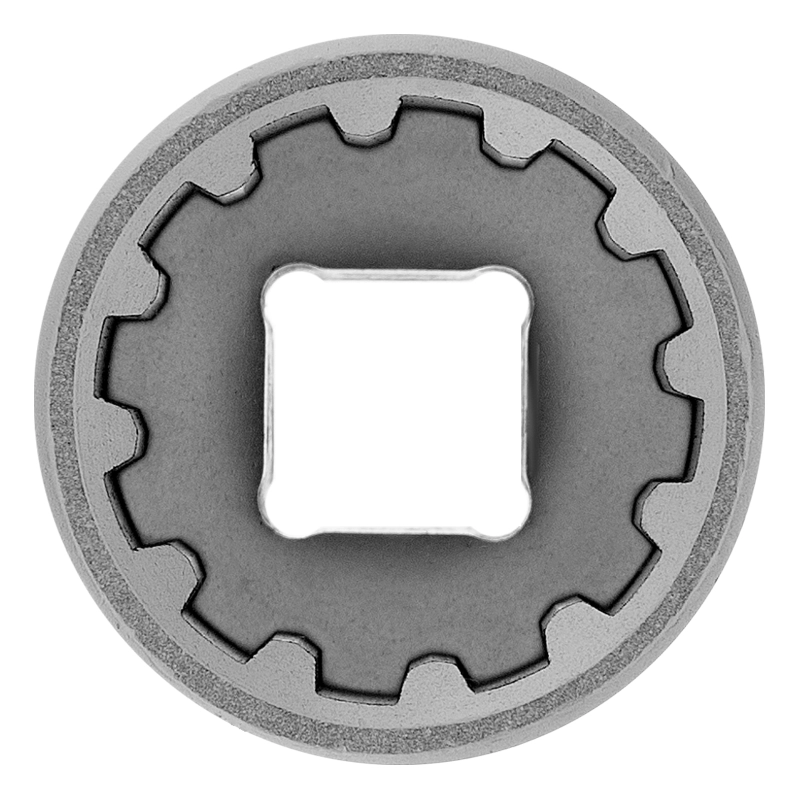 Набор универсальных торцевых головок 3/8", Spline, CrV, 8-19мм, 10 штук Matrix (13593)