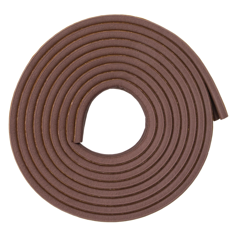 Уплотнитель резиновый, 12 м, профиль "P", коричневый Сибртех (88908)