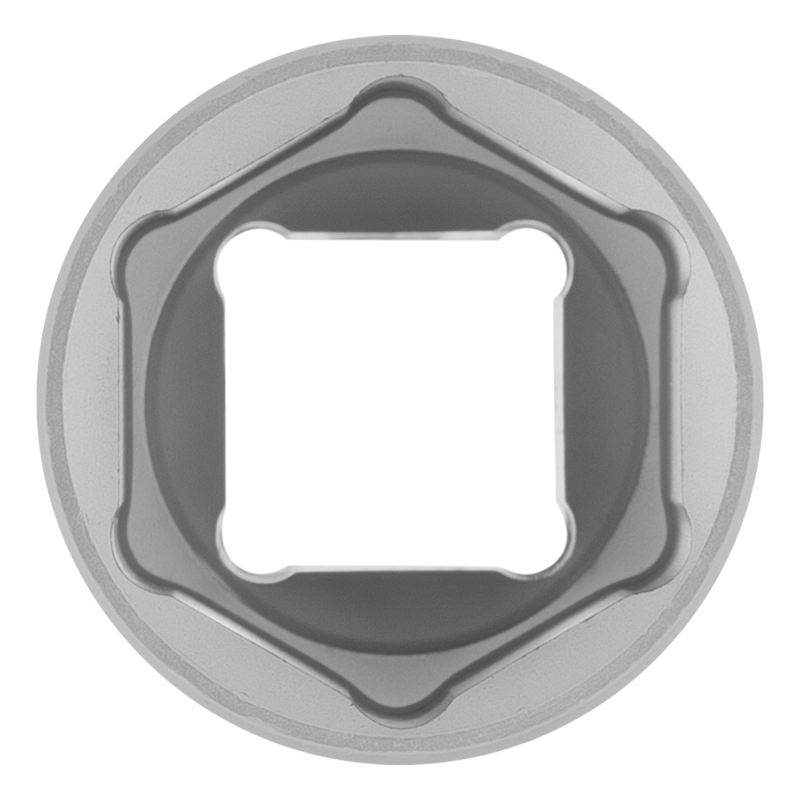 Головка торцевая, 22 мм, шестигранная, CrV, под квадрат 1/2 Stels (13833)