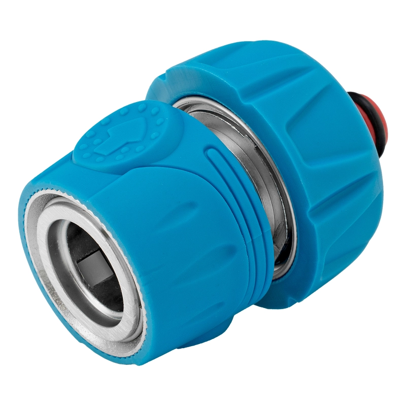 Соединитель быстросъемный 3/4", аквастоп, алюминий, TPR, LUXE Palisad (65837)