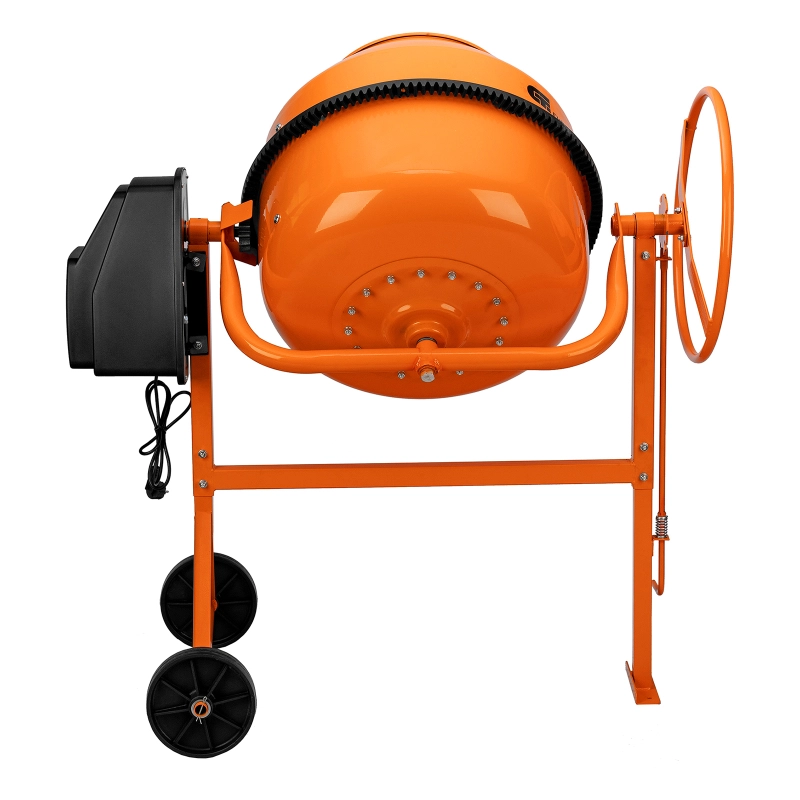 Бетоносмеситель БСЕ-200П, 200 л, 1000 Вт, полиамидный венец Сибртех (95510)