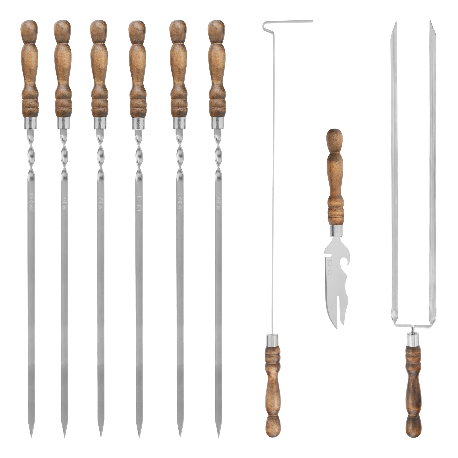 Набор шашлычный 9 предметов в сумке, Camping// Palisad (69754)