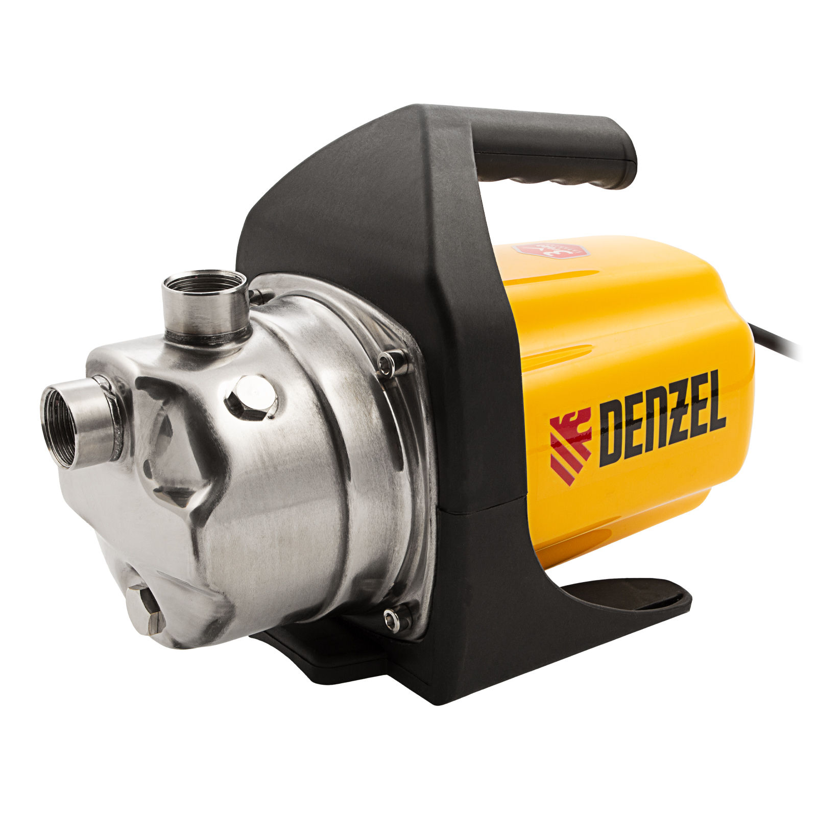 Садовый поверхностный насос GP 1000Х, 1000 Вт, 3500 л/ч, подъем 44 м, нержавейка Denzel (97202)