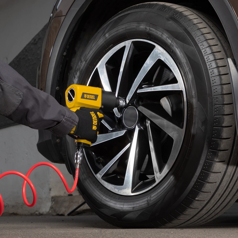 Ударный пневмогайковерт IW1500SP, 1/2", 8800 об/мин, 1490 Нм Denzel (57474)