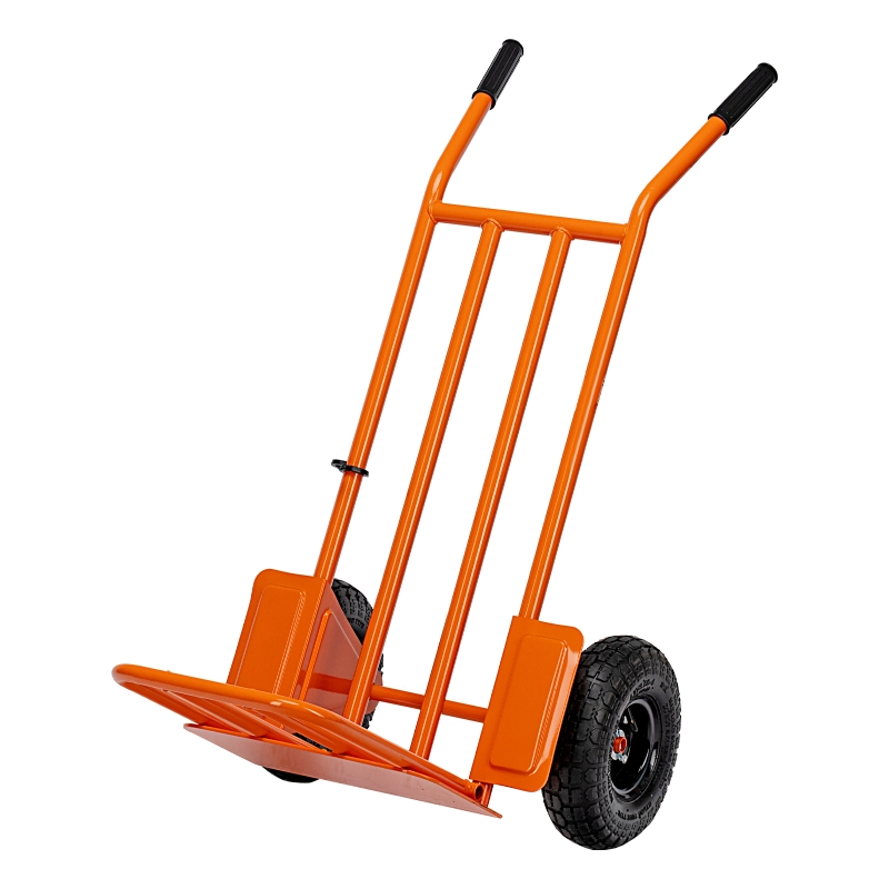 Тележка ручная 2-х колесная, облегченная, г/п 150кг, откидная платформа 430х355мм Сибртех (69301)