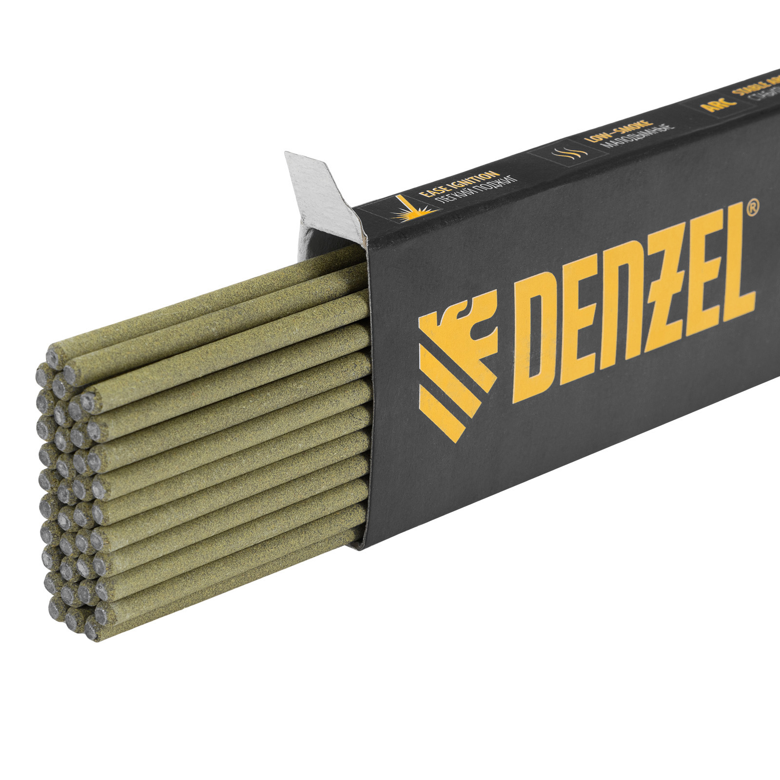 Электроды DER-46 Goldline, диам. 3 мм, 1 кг, рутил-целлюлозное покрытие Denzel (97500)