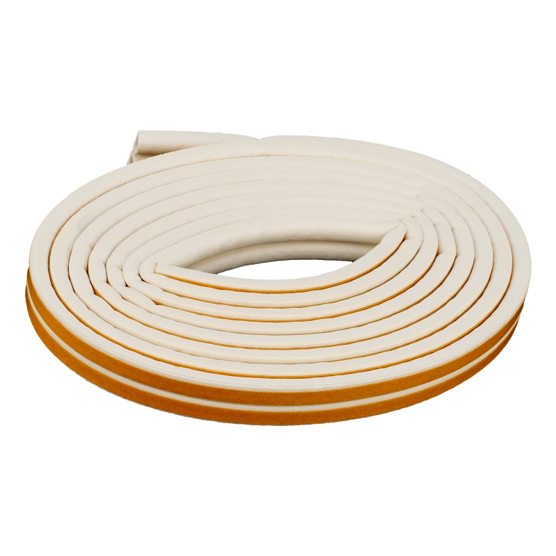 Уплотнитель, 12 м, профиль "D", белый Сибртех (93936)