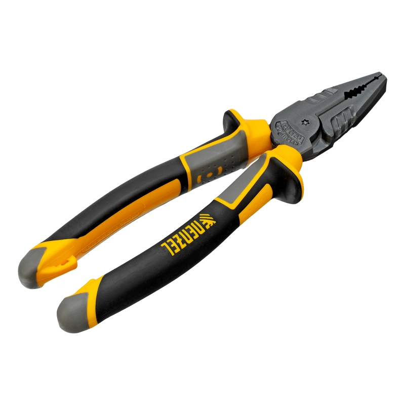 Плоскогубцы комбинированные 205 мм, трехкомпонентные рукоятки Denzel (17082)