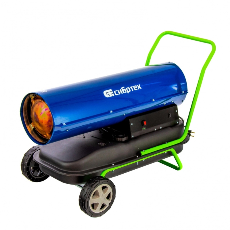 Дизельная тепловая пушка СТД-50, 50 кВт, 1100 м3/ч, прямой нагрев Сибртех (96469)