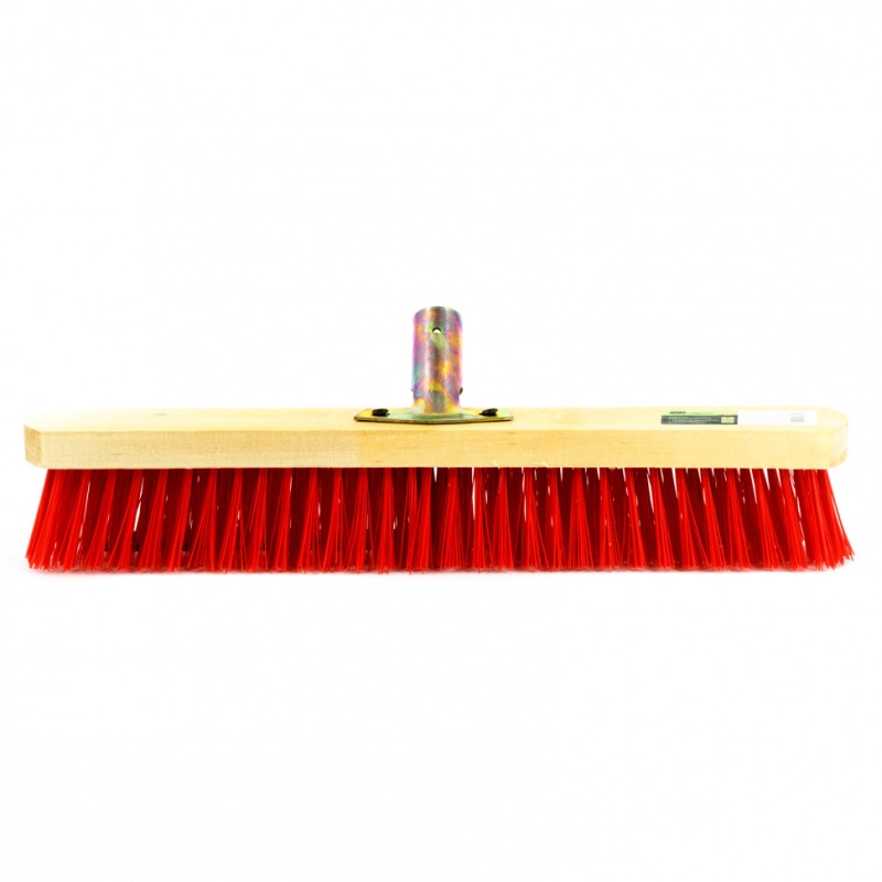 Щетка строительная 400 мм, 5 рядов, жесткая щетина, железная тулейка, без черенка Сибртех (84621)