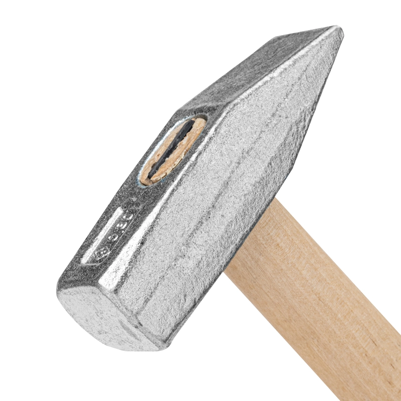 Молоток слесарный, 800 г, квадратный боек, деревянная рукоятка (10272)