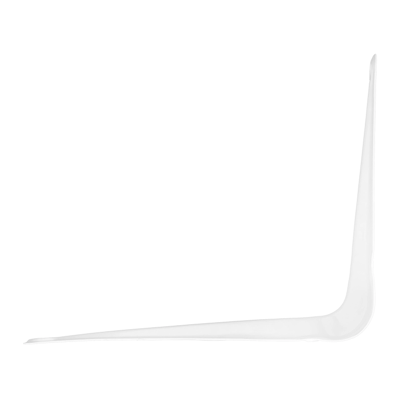 Кронштейн угловой с ребром, 100 х 125 мм, белый Сибртех (94015)