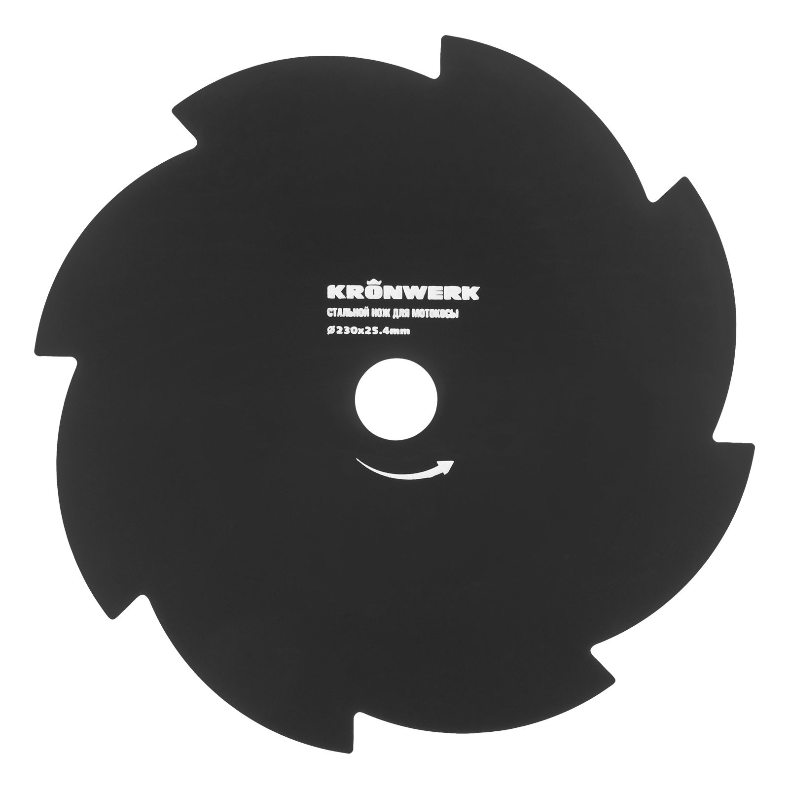 Нож для триммера 230х25,4, 8 лезвий Kronwerk (96344)